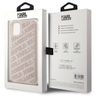 Karl Lagerfeld KLHCN61PQKPMP iPhone 11 / Xr 6.1" różowy/pink hardcase Quilted K Pattern na NearMe.pl
