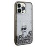 Karl Lagerfeld KLHCP13XLKCNSK iPhone 13 Pro Max 6.7" transparent hardcase Liquid Glitter Choupette na NearMe.pl