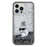 Karl Lagerfeld KLHCP13XLKCNSK iPhone 13 Pro Max 6.7" transparent hardcase Liquid Glitter Choupette na NearMe.pl