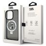 Karl Lagerfeld KLHMP15LHMRSKCK iPhone 15 Pro 6.1" czarny/black hardcase Ring Stand Karl&Choupettte MagSafe na NearMe.pl
