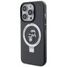 Karl Lagerfeld KLHMP15LHMRSKCK iPhone 15 Pro 6.1" czarny/black hardcase Ring Stand Karl&Choupettte MagSafe na NearMe.pl
