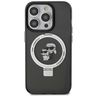 Karl Lagerfeld KLHMP15LHMRSKCK iPhone 15 Pro 6.1" czarny/black hardcase Ring Stand Karl&Choupettte MagSafe na NearMe.pl