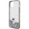 Karl Lagerfeld KLHCP15MLKCNSK iPhone 15 Plus / 14 Plus 6.7" transparent hardcase Liquid Glitter Choupette na NearMe.pl