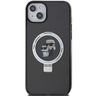 Karl Lagerfeld KLHMP15SHMRSKCK iPhone 15 / 14 / 13 6.1" czarny/black hardcase Ring Stand Karl&Choupettte MagSafe na NearMe.pl