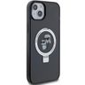 Karl Lagerfeld KLHMP15MHMRSKCK iPhone 15 Plus / 14 Plus 6.7"czarny/black hardcase Ring Stand Karl&Choupettte MagSafe na NearMe.pl