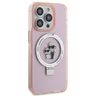 Karl Lagerfeld KLHMP15LHMRSKCP iPhone 15 Pro 6.1" różowy/pink hardcase Ring Stand Karl&Choupettte MagSafe na NearMe.pl
