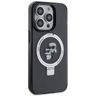 Karl Lagerfeld KLHMP15XHMRSKCK iPhone 15 Pro Max 6.7" czarny/black hardcase Ring Stand Karl&Choupettte MagSafe na NearMe.pl