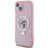 Karl Lagerfeld KLHMP15MHMRSKCP iPhone 15 Plus / 14 Plus 6.7" różowy/pink hardcase Ring Stand Karl&Choupettte MagSafe na NearMe.pl