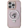 Karl Lagerfeld KLHMP15XHMRSKCP iPhone 15 Pro Max 6.7" różowy/pink hardcase Ring Stand Karl&Choupettte MagSafe na NearMe.pl