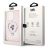 Karl Lagerfeld KLHMP15XHMRSKCP iPhone 15 Pro Max 6.7" różowy/pink hardcase Ring Stand Karl&Choupettte MagSafe na NearMe.pl