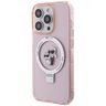 Karl Lagerfeld KLHMP15XHMRSKCP iPhone 15 Pro Max 6.7" różowy/pink hardcase Ring Stand Karl&Choupettte MagSafe na NearMe.pl