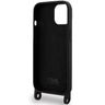 Karl Lagerfeld KLHCP15SSCBSKNK iPhone 15 / 14 / 13 6.1" hardcase czarny/black Crossbody Silicone Ikonik na NearMe.pl