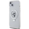 Karl Lagerfeld KLHMP15MHMRSKCH iPhone 15Plus / 14 Plus 6.7" biały/white hardcase Ring Stand Karl&Choupettte MagSafe na NearMe.pl