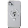 Karl Lagerfeld KLHMP15MHMRSKCH iPhone 15Plus / 14 Plus 6.7" biały/white hardcase Ring Stand Karl&Choupettte MagSafe na NearMe.pl