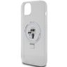 Karl Lagerfeld KLHMP15MHMRSKCH iPhone 15Plus / 14 Plus 6.7" biały/white hardcase Ring Stand Karl&Choupettte MagSafe na NearMe.pl