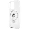 Karl Lagerfeld KLHMP15LHMRSKCH iPhone 15Pro 6.1" biały/white hardcase Ring Stand Karl&Choupettte MagSafe na NearMe.pl