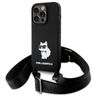 Karl Lagerfeld KLHCP15LSCBSCNK iPhone 15 Pro 6.1" hardcase czarny/black Crossbody Silicone Choupette na NearMe.pl