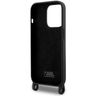 Karl Lagerfeld KLHCP15LSCBSKNK iPhone 15 Pro 6.1" hardcase czarny/black Crossbody Silicone Ikonik na NearMe.pl