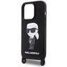 Karl Lagerfeld KLHCP15XSCBSKNK iPhone 15 Pro Max 6.7" hardcase czarny/black Crossbody Silicone Ikonik na NearMe.pl