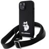 Karl Lagerfeld KLHCP15SSCBSCNK iPhone 15 / 14 / 13 6.1" hardcase czarny/black Crossbody Silicone Choupette na NearMe.pl