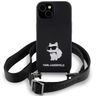 Karl Lagerfeld KLHCP15SSCBSCNK iPhone 15 / 14 / 13 6.1" hardcase czarny/black Crossbody Silicone Choupette na NearMe.pl