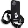 Karl Lagerfeld KLHCP15SSCBSCNK iPhone 15 / 14 / 13 6.1" hardcase czarny/black Crossbody Silicone Choupette na NearMe.pl