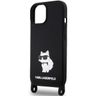 Karl Lagerfeld KLHCP15SSCBSCNK iPhone 15 / 14 / 13 6.1" hardcase czarny/black Crossbody Silicone Choupette na NearMe.pl