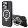 Karl Lagerfeld KLHMP13LHMRSKCK iPhone 13 Pro 6.1" czarny/black hardcase Ring Stand Karl&Choupettte MagSafe na NearMe.pl