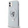 Karl Lagerfeld KLHMN61HMRSKCH iPhone 11 / Xr 6.1" biały/white hardcase Ring Stand Karl&Choupettte MagSafe na NearMe.pl