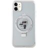 Karl Lagerfeld KLHMN61HMRSKCH iPhone 11 / Xr 6.1" biały/white hardcase Ring Stand Karl&Choupettte MagSafe na NearMe.pl