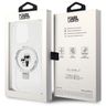 Karl Lagerfeld KLHMP14LHMRSKCH iPhone 14 Pro 6.1" biały/white hardcase Ring Stand Karl&Choupettte MagSafe na NearMe.pl