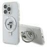 Karl Lagerfeld KLHMP14LHMRSKCH iPhone 14 Pro 6.1" biały/white hardcase Ring Stand Karl&Choupettte MagSafe na NearMe.pl