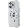 Karl Lagerfeld KLHMP14LHMRSKCH iPhone 14 Pro 6.1" biały/white hardcase Ring Stand Karl&Choupettte MagSafe na NearMe.pl