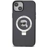 Karl Lagerfeld KLHMP15SHMRSKHK iPhone 15 / 14 / 13 6.1" czarny/black hardcase Ring Stand Karl Head MagSafe na NearMe.pl