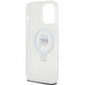 Karl Lagerfeld KLHMP15XHMRSKHH iPhone 15 Pro Max 6.7" biały/white hardcase Ring Stand Karl Head MagSafe na NearMe.pl