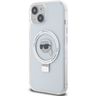 Karl Lagerfeld KLHMP15SHMRSKHH iPhone 15 / 14 / 13 6.1" biały/white hardcase Ring Stand Karl Head MagSafe na NearMe.pl