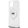 Karl Lagerfeld KLHMP15SHMRSKHH iPhone 15 / 14 / 13 6.1" biały/white hardcase Ring Stand Karl Head MagSafe na NearMe.pl