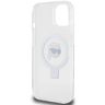 Karl Lagerfeld KLHMP15SHMRSKHH iPhone 15 / 14 / 13 6.1" biały/white hardcase Ring Stand Karl Head MagSafe na NearMe.pl