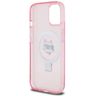 Karl Lagerfeld KLHMP15SHMRSCHP iPhone 15 / 14 / 13 6.1" różowy/pink hardcase Ring Stand Choupette Head MagSafe na NearMe.pl