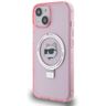 Karl Lagerfeld KLHMP15SHMRSCHP iPhone 15 / 14 / 13 6.1" różowy/pink hardcase Ring Stand Choupette Head MagSafe na NearMe.pl