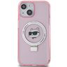 Karl Lagerfeld KLHMP15SHMRSCHP iPhone 15 / 14 / 13 6.1" różowy/pink hardcase Ring Stand Choupette Head MagSafe na NearMe.pl