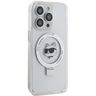 Karl Lagerfeld KLHMP15LHMRSCHH iPhone 15 Pro 6.1" biały/white hardcase Ring Stand Choupette Head MagSafe na NearMe.pl