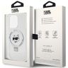 Karl Lagerfeld KLHMP15LHMRSCHH iPhone 15 Pro 6.1" biały/white hardcase Ring Stand Choupette Head MagSafe na NearMe.pl