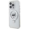Karl Lagerfeld KLHMP15LHMRSCHH iPhone 15 Pro 6.1" biały/white hardcase Ring Stand Choupette Head MagSafe na NearMe.pl