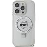 Karl Lagerfeld KLHMP15LHMRSCHH iPhone 15 Pro 6.1" biały/white hardcase Ring Stand Choupette Head MagSafe na NearMe.pl