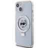 Karl Lagerfeld KLHMP15MHMRSCHH iPhone 15 Plus / 14 Plus 6.7" biały/white hardcase Ring Stand Choupette Head MagSafe na NearMe.pl