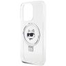 Karl Lagerfeld KLHMP15XHMRSCHH iPhone 15 Pro Max 6.7" biały/white hardcase Ring Stand Choupette Head MagSafe na NearMe.pl