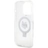 Karl Lagerfeld KLHMP15XHMRSCHH iPhone 15 Pro Max 6.7" biały/white hardcase Ring Stand Choupette Head MagSafe na NearMe.pl