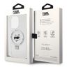 Karl Lagerfeld KLHMP15XHMRSCHH iPhone 15 Pro Max 6.7" biały/white hardcase Ring Stand Choupette Head MagSafe na NearMe.pl