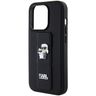 Karl Lagerfeld KLHCP14XGSAKCPK iPhone 14 Pro Max 6.7" czarny/black hardcase Gripstand Saffiano Karl&Choupette Pins na NearMe.pl